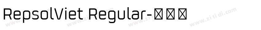 RepsolViet Regular字体转换 RepsolViet Regular字体转换